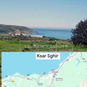 Semi-finished house on a fenced plot of 880 m² (Ksar Sghir)