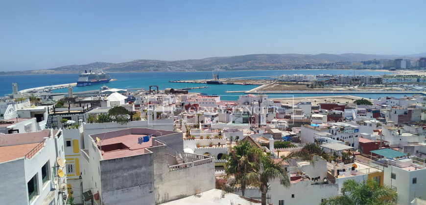 Luxurious riad in the Kasbah overlooking 360° the Bay of Tangier