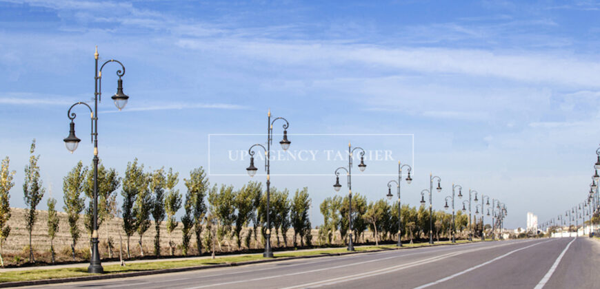 Terrain constructible de 7.540m2 sur la route d’Achakar (Tanger)
