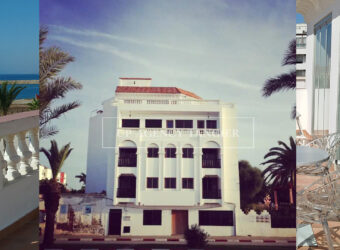 Exceptional building in Asilah facing the sea, multi-apartment, triplex and commercial space