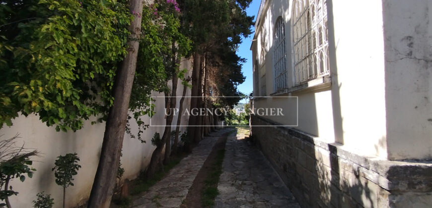 Exceptional 1950’s villa for sale in Tangier, nestled in a large garden