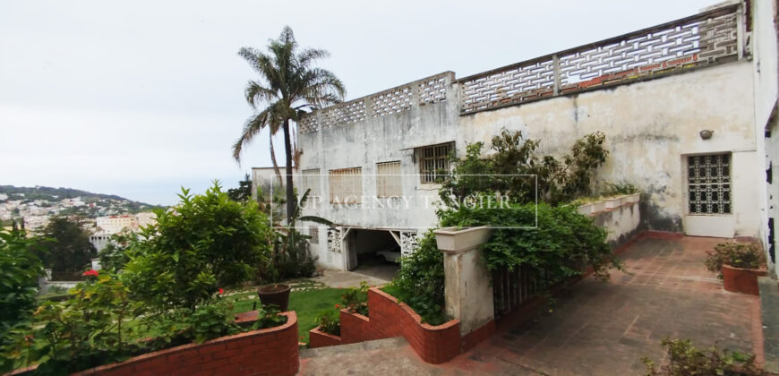 Exceptional 1950’s villa for sale in Tangier, nestled in a large garden